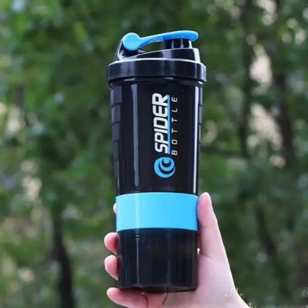 Shaker Spider Bottle – Nutrition, Hydratation, Organisation